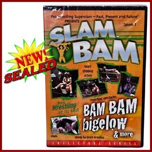 Slam‎ Bam Episode 3 DVD Pro Wrestling Bam Bam Bigelow AJ Styles Kevin Steen New